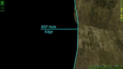 BSP Hole, looking across to other end of pipe.